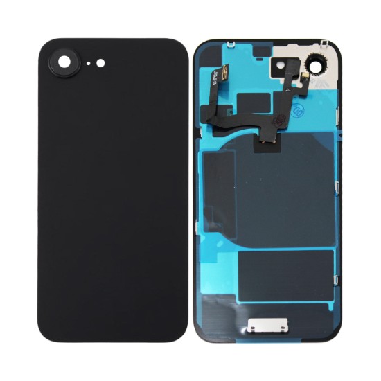 Tapa Trasera Apple iPhone 16e con Wireless Charge+Flashlight Flex Negro